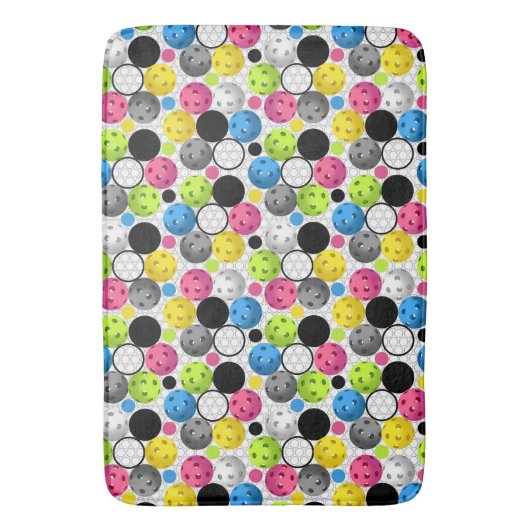 Pickleball Druck Badematte (Vorderseite Vertikal)