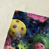 Pickleball Druck Strandtuch (Beispiel)