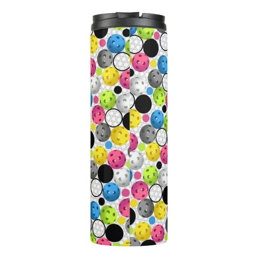 Pickleball Druck Thermosbecher (Rückseite)