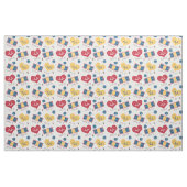 Pickleball es! Benutzerdefinierter Farbhintergrund Stoff (Fat Quarter (45,7 x 55,9 cm))