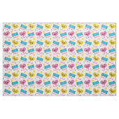 Pickleball es! Benutzerdefinierter Farbhintergrund Stoff (Fat Quarter (45,7 x 55,9 cm))