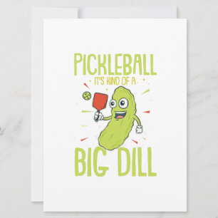 Pickleball Es ist ein großes Geschenk für den Dill Save The Date