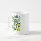 Pickleball Es ist ein ziemlich großer, trockener, Kaffeetasse (Vorderseite Links)