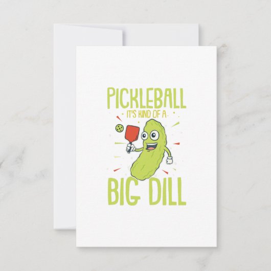Pickleball Es ist eine Art Dill-Spaß-Pun-Geschenk Karte (Vorderseite)