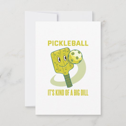 Pickleball Es ist eine Art Dill-Spaß-Pun-Geschenk Karte (Vorderseite)