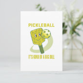 Pickleball Es ist eine Art Dill-Spaß-Pun-Geschenk Karte (Stehend Vorderseite)