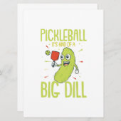 Pickleball Es ist eine Art Dill-Spaß-Pun-Geschenk Save The Date (Vorne/Hinten)