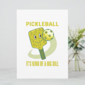 Pickleball Es ist eine Art Dill-Spaß-Pun-Geschenk Save The Date (Stehend Vorderseite)