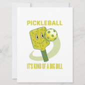 Pickleball Es ist eine Art Dill-Spaß-Pun-Geschenk Save The Date (Vorderseite)