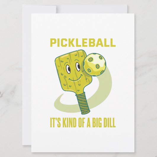 Pickleball Es ist eine Art Dill-Spaß-Pun-Geschenk Save The Date (Vorderseite)