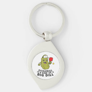 Pickleball Es ist eine Art großer Dill Pickles Pun Schlüsselanhänger