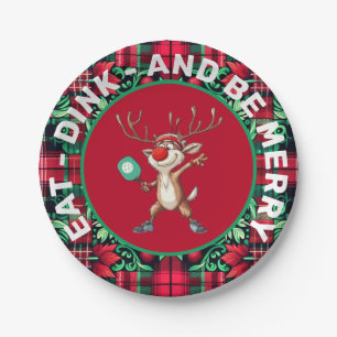 Pickleball 🎄 ESSEN, DINK UND SEIN, NUR Pappteller