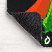 Pickleball Essiggurken-Power-Superheld Mousepad (Ecke)