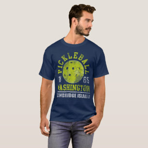 Pickleball Est.1965 Washington Bainbridge Insel T-Shirt
