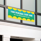 Pickleball-Event oder -Turnier Banner (Äußeres Gebäude)