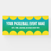 Pickleball-Event oder -Turnier Banner (Horizontal)