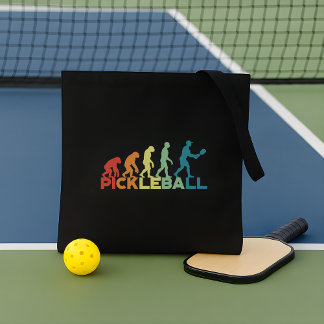 Pickleball Evolution Funny Custom Name or Text Tasche