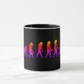 Pickleball Evolution Funny Pickleball Tasse (Zentrum)