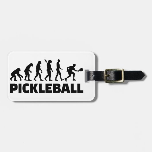 Pickleball-Evolution Gepäckanhänger (Vorderseite horizontal)