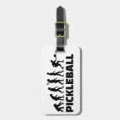 Pickleball-Evolution Gepäckanhänger (Vorderseite vertikal)