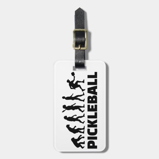 Pickleball-Evolution Gepäckanhänger (Vorderseite vertikal)