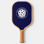 Pickleball-Familienteam Phantastisch grün Pickleball Schläger (Rückseite)