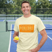 Pickleball Fanatic - Retro Florida License Plate T-Shirt