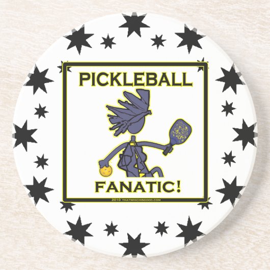 Pickleball Fanatiker Untersetzer (Vorne)