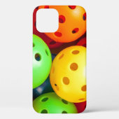 Pickleball farbenfroh Case-Mate iPhone hülle (Rückseite)