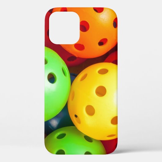 Pickleball farbenfroh Case-Mate iPhone hülle (Rückseite)