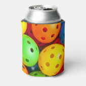Pickleball farbenfroh dosenkühler (Kanne Rückseite)