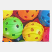 Pickleball farbenfroh geschirrtuch (Horizontal)