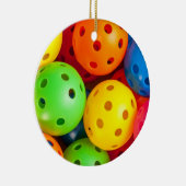 Pickleball farbenfroh keramik ornament (Rechts)