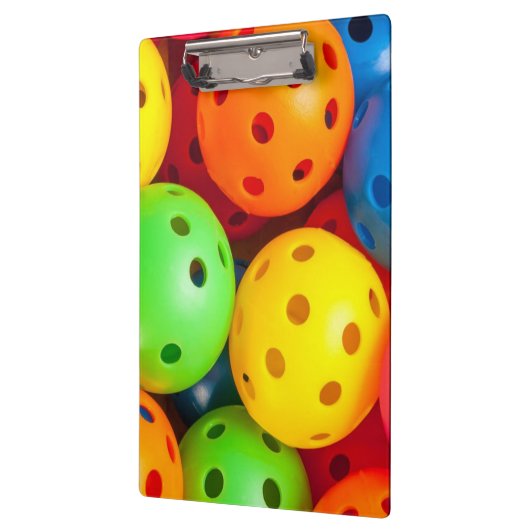 Pickleball farbenfroh klemmbrett (Links)