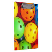 Pickleball farbenfroh klemmbrett (Rechts)