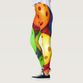 Pickleball farbenfroh leggings (Links)