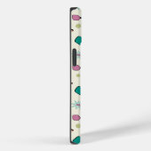 Pickleball! Farbiges Monogramm-Anfangsmuster Case-Mate iPhone Hülle (Rückseite / Rechts)