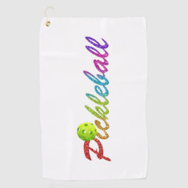 Pickleball Farbiges weißes, weißes, weißes Handtuc Golfhandtuch