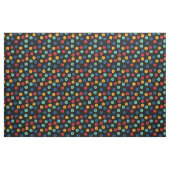 Pickleball - Farbmischung auf schwarz Stoff (Fat Quarter (45,7 x 55,9 cm))