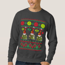 Pickleball Festive Gnomes Ugly Sweater
