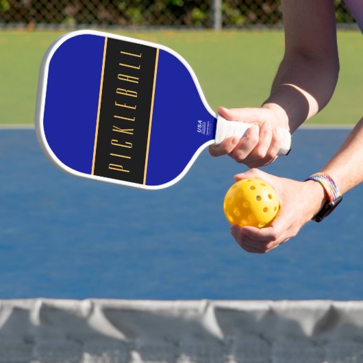 PICKLEBALL Fett Raffinierte schwarze Streifen der Pickleball Schläger (InSitu)