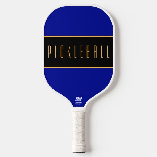 PICKLEBALL Fett Raffinierte schwarze Streifen der Pickleball Schläger (Vorderseite)