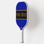 PICKLEBALL Fett Raffinierte schwarze Streifen der Schläger (Links)