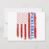 Pickleball Flag - Paddleball Pickleball Am (Rückseite)