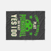 Pickleball Fleecedecke (Vorderseite (Horizontal))