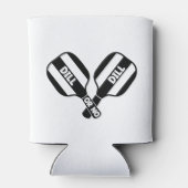 Pickleball Foam Can Cooler Holder für lustiges Ges Dosenkühler (Rückseite)