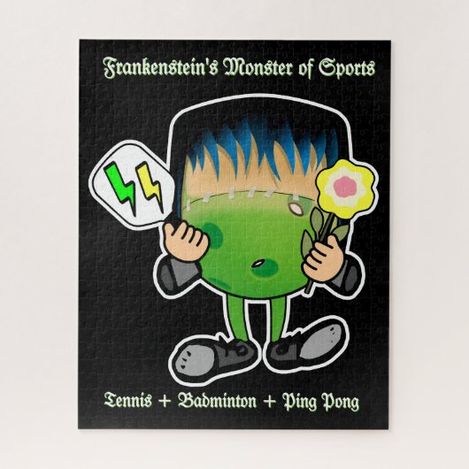 Pickleball - Frankensteins Monster des Sports Puzzle (Vertikal)