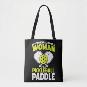 Pickleball-Frau Lustiges Pickleball-Spieler-Gesche Tasche