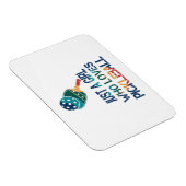 Pickleball Frauen Regenbogen Magnet (Rechte Seite)