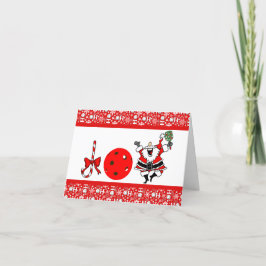 Pickleball Freude Weihnachten Rot und Weiß Weihnac
